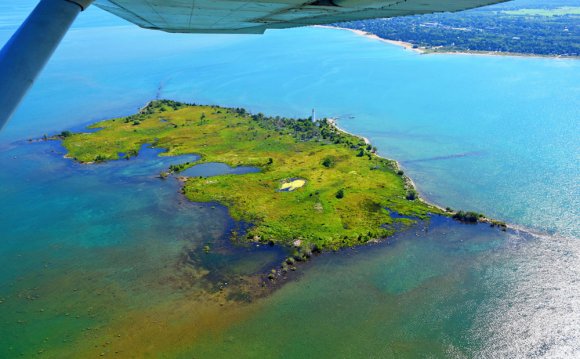 Lighthouses on Lake Huron