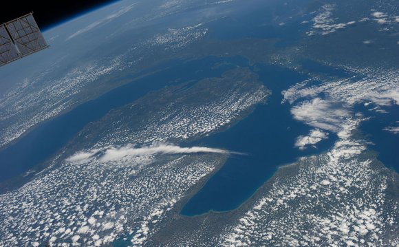 Lake Michigan and lake huron