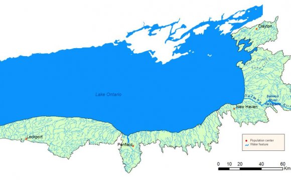Detailed map of the Lake