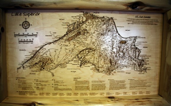 Lake Superior Depth Map