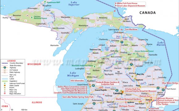 Michigan Map