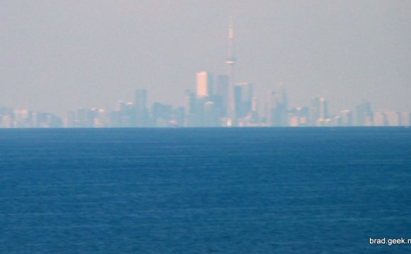 Toronto in the far distance