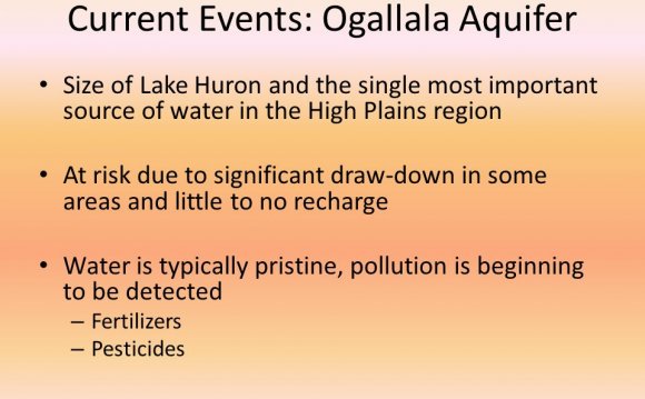 Aquifer Size of Lake Huron