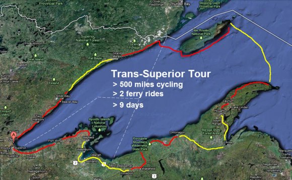 So here is the official route
