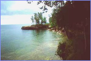 Big Bay State Park is located in Lake Superior on Madeline Island