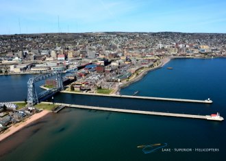 Duluth from the air