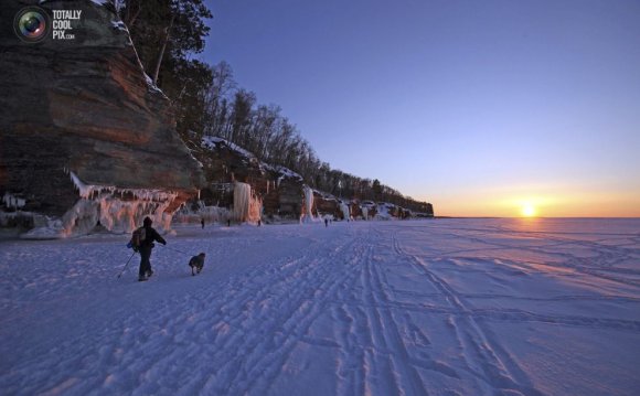 Frozen Lake Superior