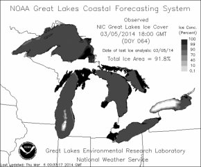 Great Lakes Ice Cover GLERL