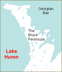 Lake Huron Map