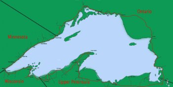 Lake Superior Circle Tour Travel Map