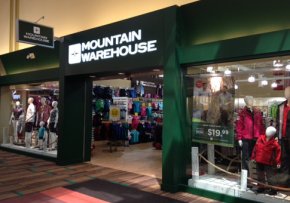 Mountain Warehouse store front