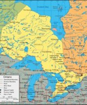 Ontario map
