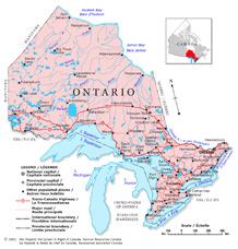 Ontario Map