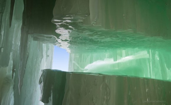 Frozen waves Lake Superior