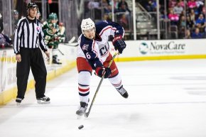 Photo: Michael Paliotta graduated to professional hockey this season after a stellar senior year with the University of Vermont. (Courtesy of Frank Jansky/Icon Sportswire)