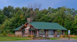 Photo: New shelter at Lake Erie Bluffs - Lane Road - photo by greennite