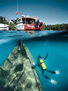 Photo: Wreck Diving Lake Superior Minnesota