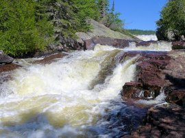 rainbow falls, rossport ontario