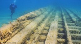 Sank without trace: The wooden steamer Keystone State that sank in 1861 in Lake Huron. No one knew it's whereabouts until Trotter and a crew of deep water divers found the ship using side scan sonar in June of 2013