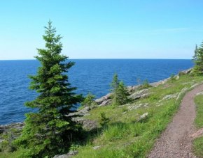 The Lake Superior shoreline. Credit: Carri Lohse-Hanson.