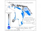 Lake Huron ice cover