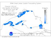 Lake Superior ice thickness