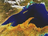 Lake Superior satellite