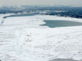 Lakes Huron ice coverage
