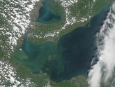 Satellite imagery of Lake Erie