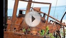 Abandoned Ship Wreck Grounded Shores of Lake Ontario