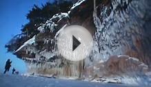 COOL PICTURES OF THE FROZEN CAVES OF LAKE SUPERIOR