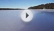 fast skate on Ahmic Lake, Magnetewan, Ontario Feb 15 2009