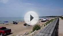 Footage Panorama Lake Erie, Ontario, Canada.