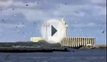 Frozen Lighthouse on Lake Erie In Ohio