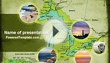 Great Lakes PowerPoint Template by PoweredTemplate.com
