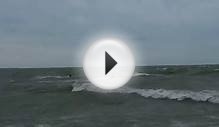 Jumping waves on Lake Ontario Rochester NY 8/28/11