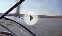 Kitfox floatplane spectacular landing at wildwood lake ontario