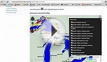 Maps of environmental stressors on the Great Lakes