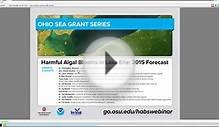 NOAA Lake Erie Harmful Algal Bloom Forecast 2015