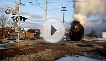 Owosso - 1225 Steam Engine Train - South Cedar Street Crossing