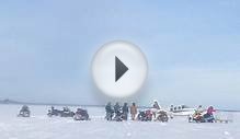 Plane makes emergency landing on frozen Lake Huron