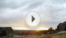 Sunset over the Great Salt Lake Time Lapse