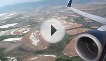 The Great Salt Lake! Awesome HD 737-800 Takeoff From Salt