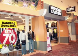 Wilsons Leather Outlet store front